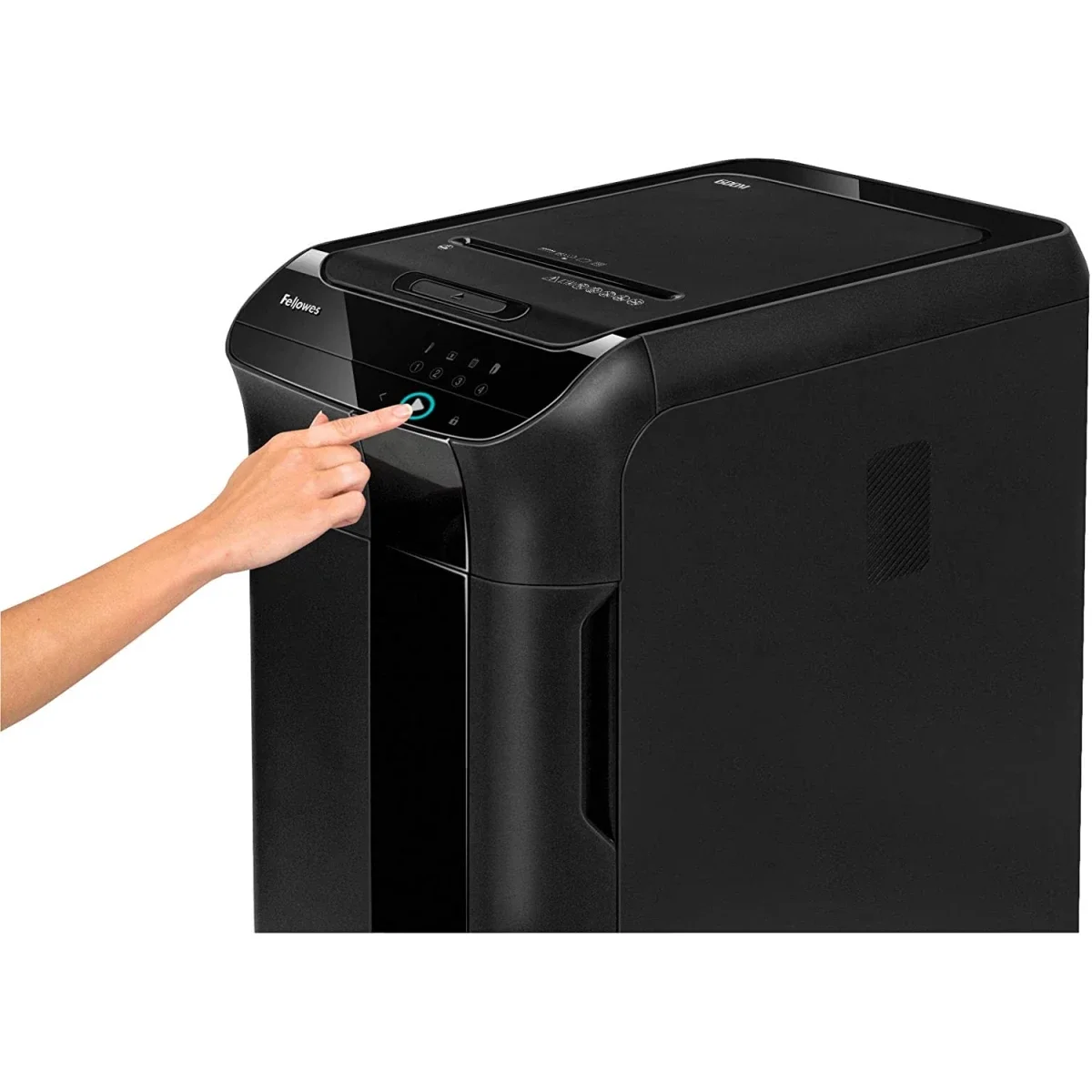 Fellowes AutoMax 600M 600-Sheet Auto Feed Micro-Cut Paper Shredder for 10+ Users - Image 4