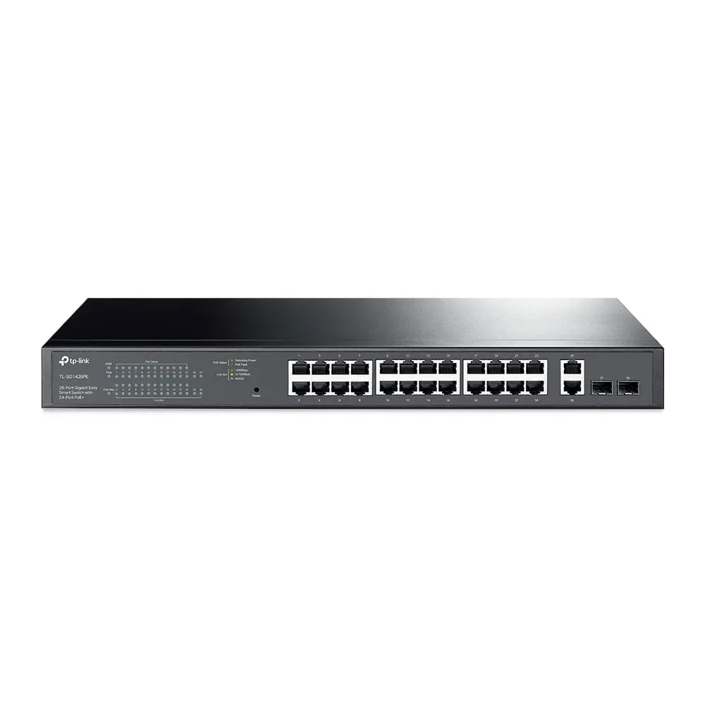 سويتش TP-LINK TL-SG1428PE جيجابت Easy Smart مع 28 منفذ و24 منفذ PoE+