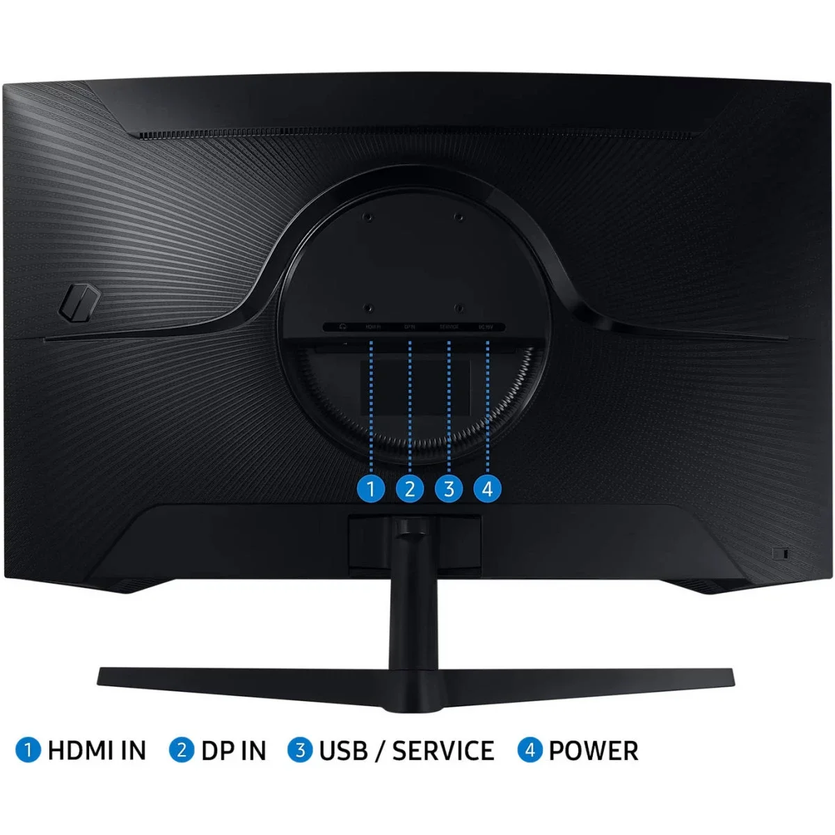 Samsung Odyssey G5 G55C 32-Inch QHD Curved Gaming Monitor, 165Hz, 1ms, HDR10, Black - Image 2