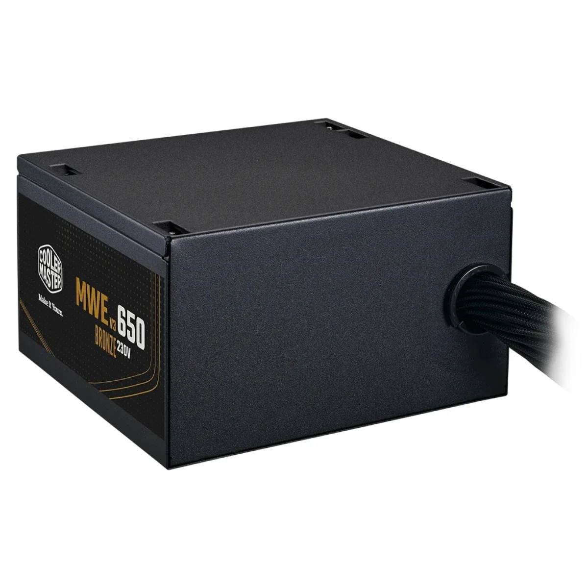 مزود طاقة Cooler Master MWE 750W Bronze V3 230V بقدرة 750 واط ATX 3.1 غير معياري - Thumbnail 2