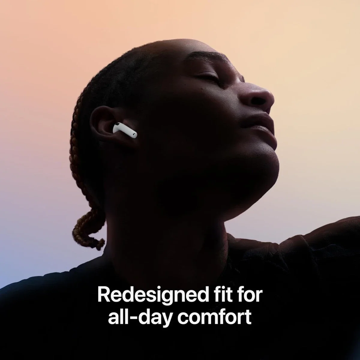 سماعات أذن لاسلكية Apple AirPods 4 مع علبة شحن USB-C - Thumbnail 2