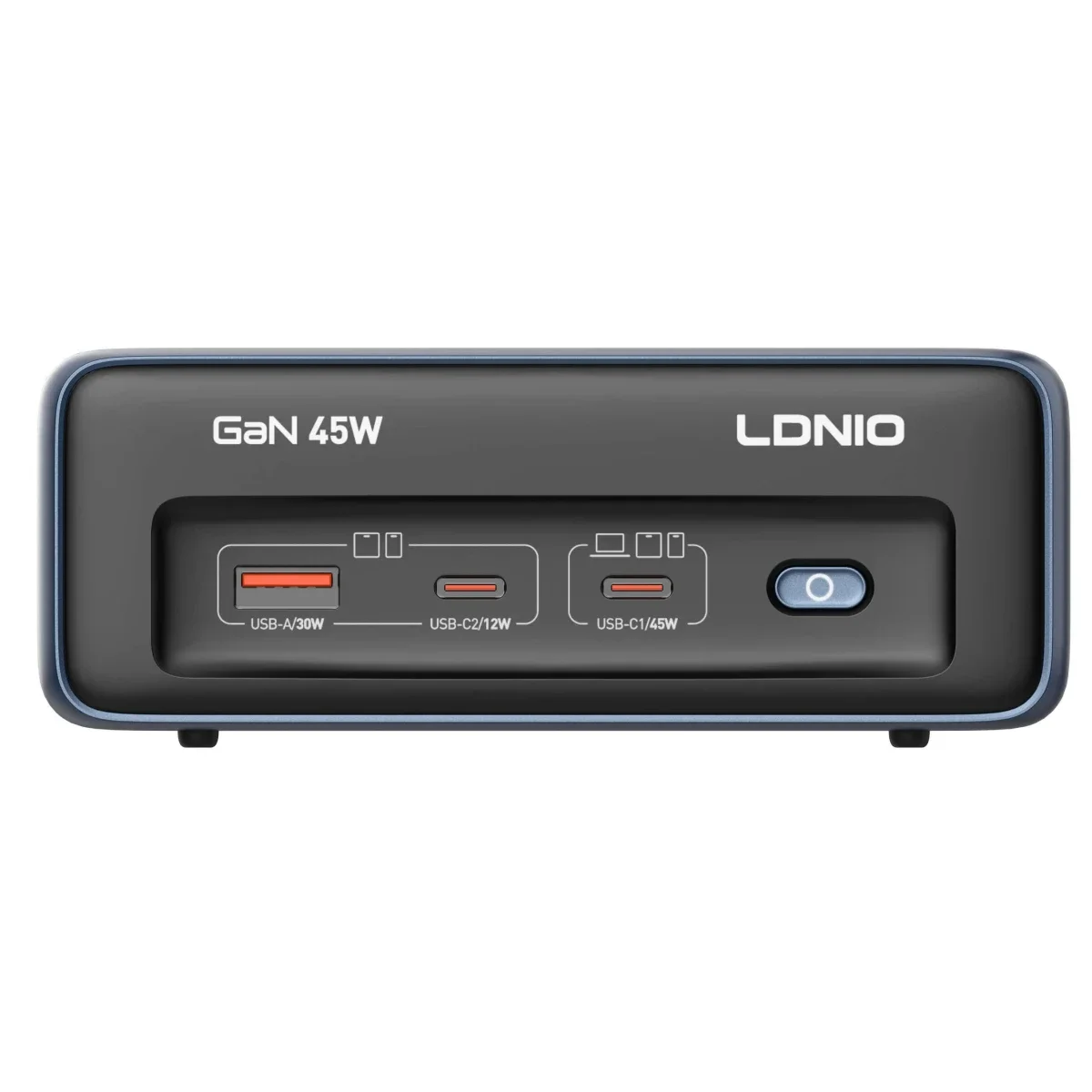 وصلة كهرباء LDNIO SE3 EU مع 4 مقابس AC و3 منافذ USB - Image 4