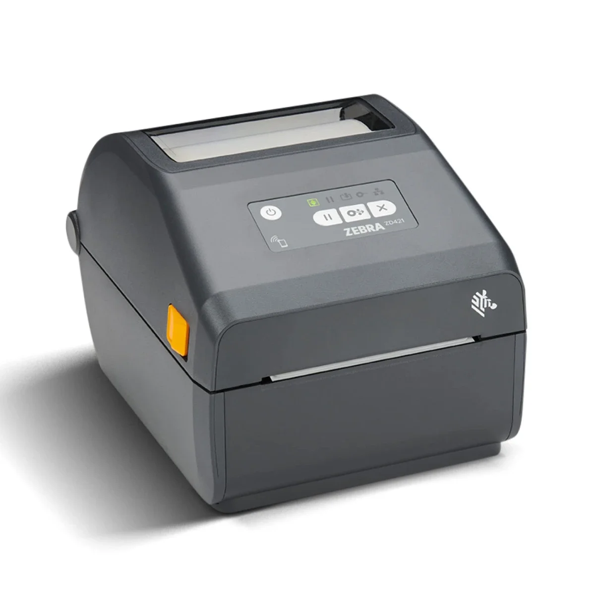 طابعة ملصقات وباركود مكتبية Zebra ZD421 حرارية مباشرة، 203 نقطة في الإنش، 4 إنش، 6 إنش/ثانية