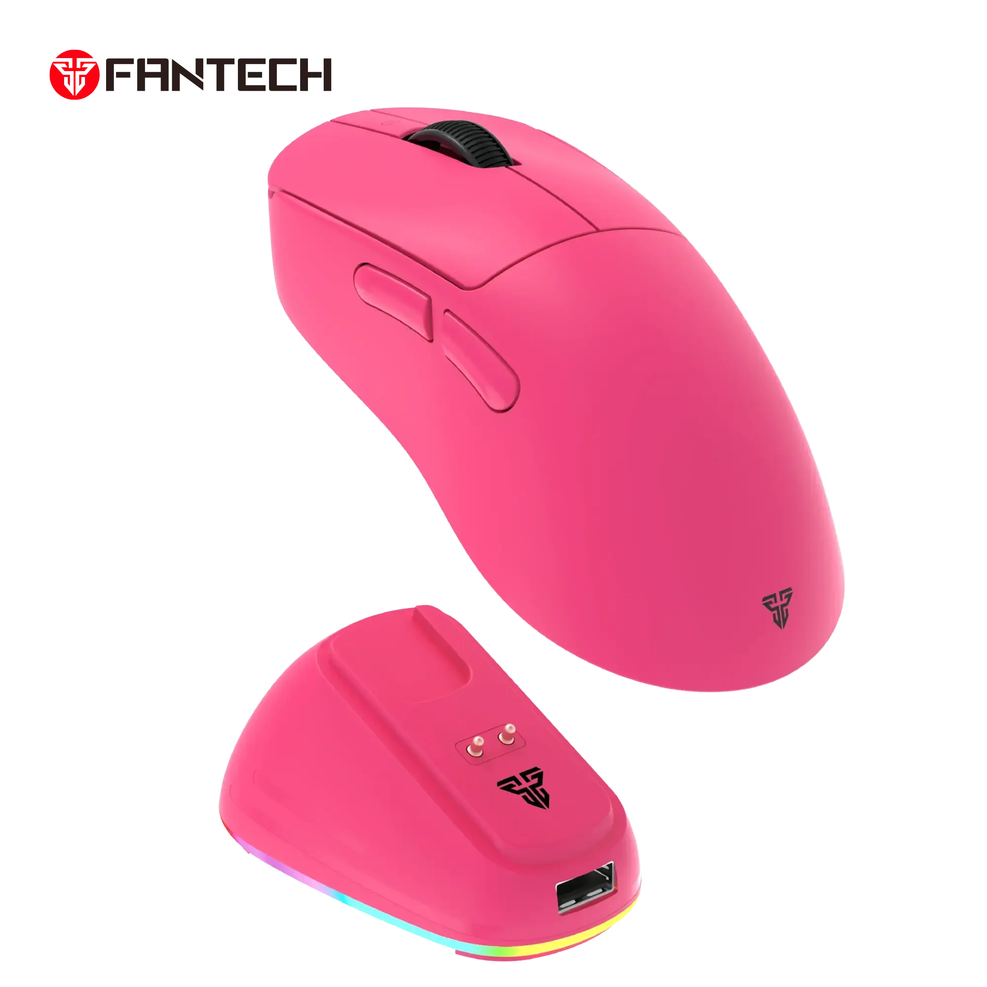 طقم إكسسوارات ألعاب Fantech Rosie Edition مع كيبورد وسماعة وماوس - Image 4