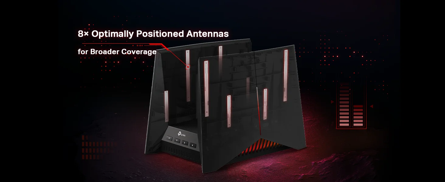 راوتر ألعاب TP-LINK Archer GE800 ثلاثي النطاق BE19000 Wi‑Fi 7 بسرعة 19 جيجابت - Image 10
