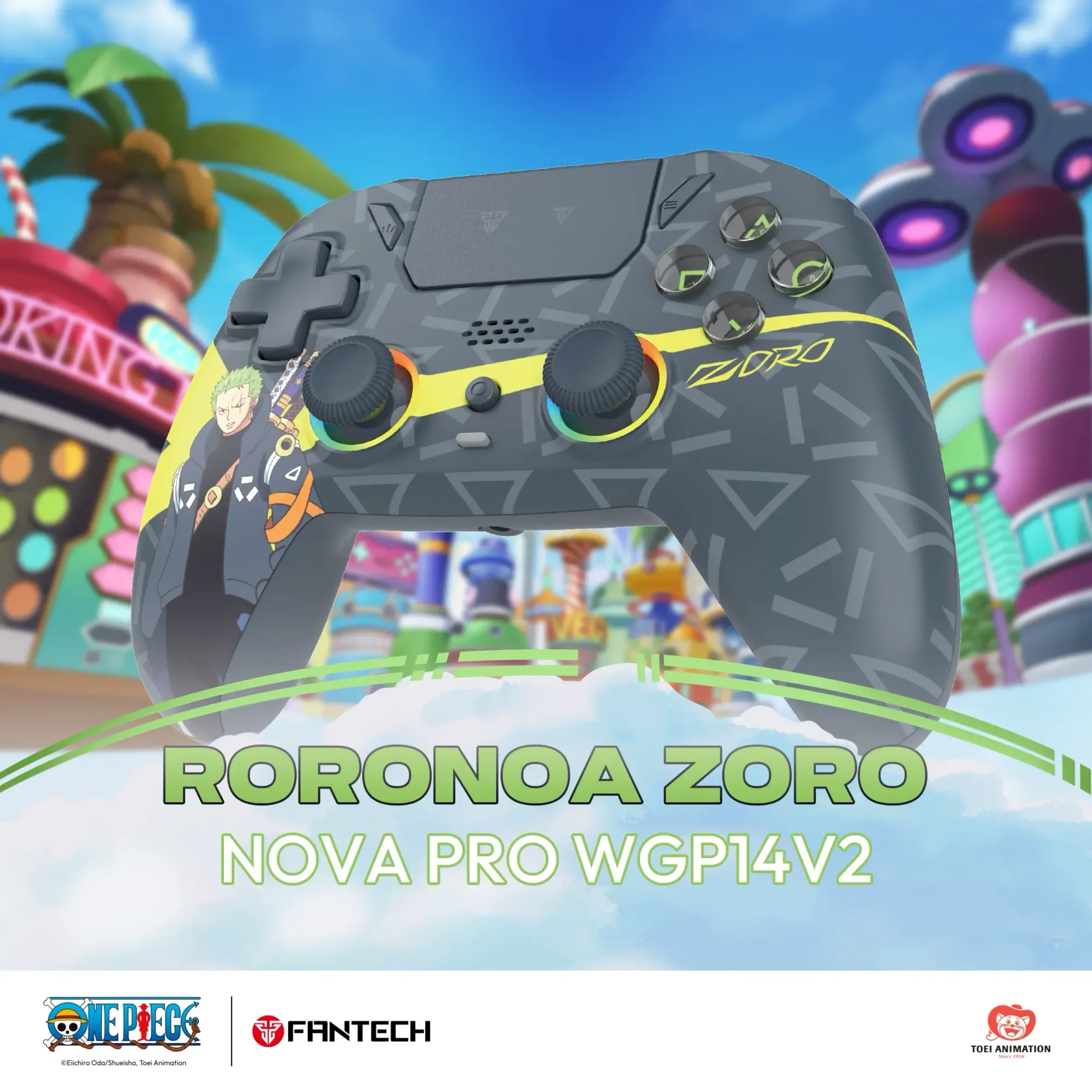 Fantech NOVA PRO WGP14V2 One Piece Zoro Egghead Edition Multi-Platform Gamepad - Image 3