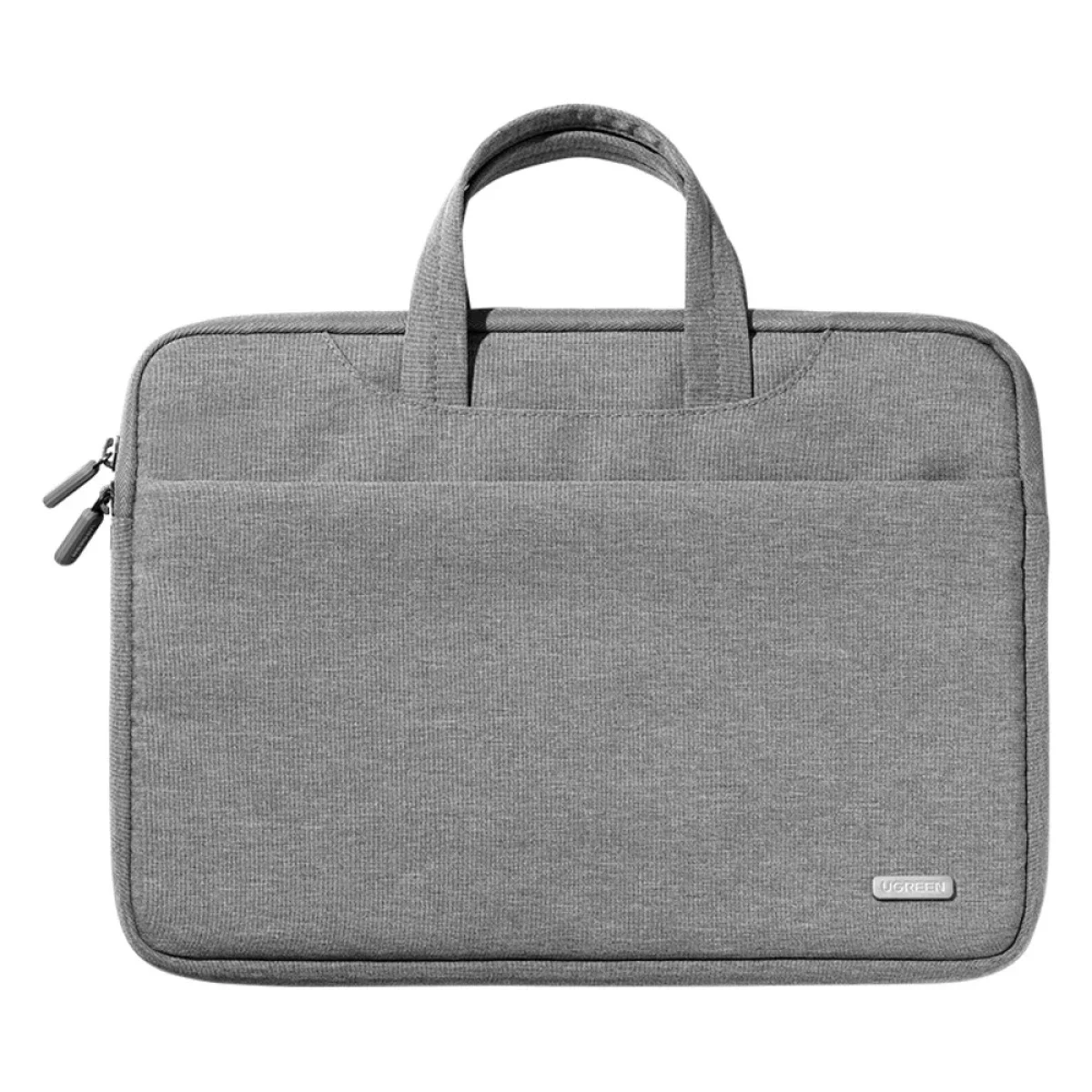 Ugreen LP437 3-Compartment Protective Laptop Briefcase for 15–15.9 Inch Laptops, Gray - Image 2