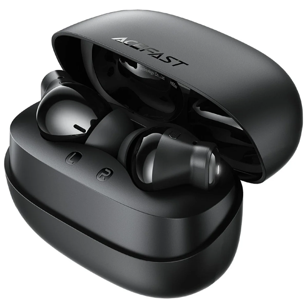 ACEFAST W8 AI Translation Wireless Earbuds with ANC and ENC, Bluetooth 6.0 - Black - Thumbnail 2