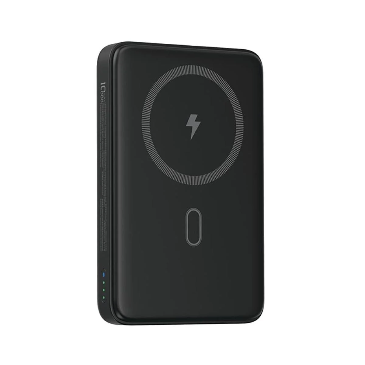 WIWU Wi-P043 10000mAh Magnetic Wireless Power Bank with Stand, 20W USB-C, Black