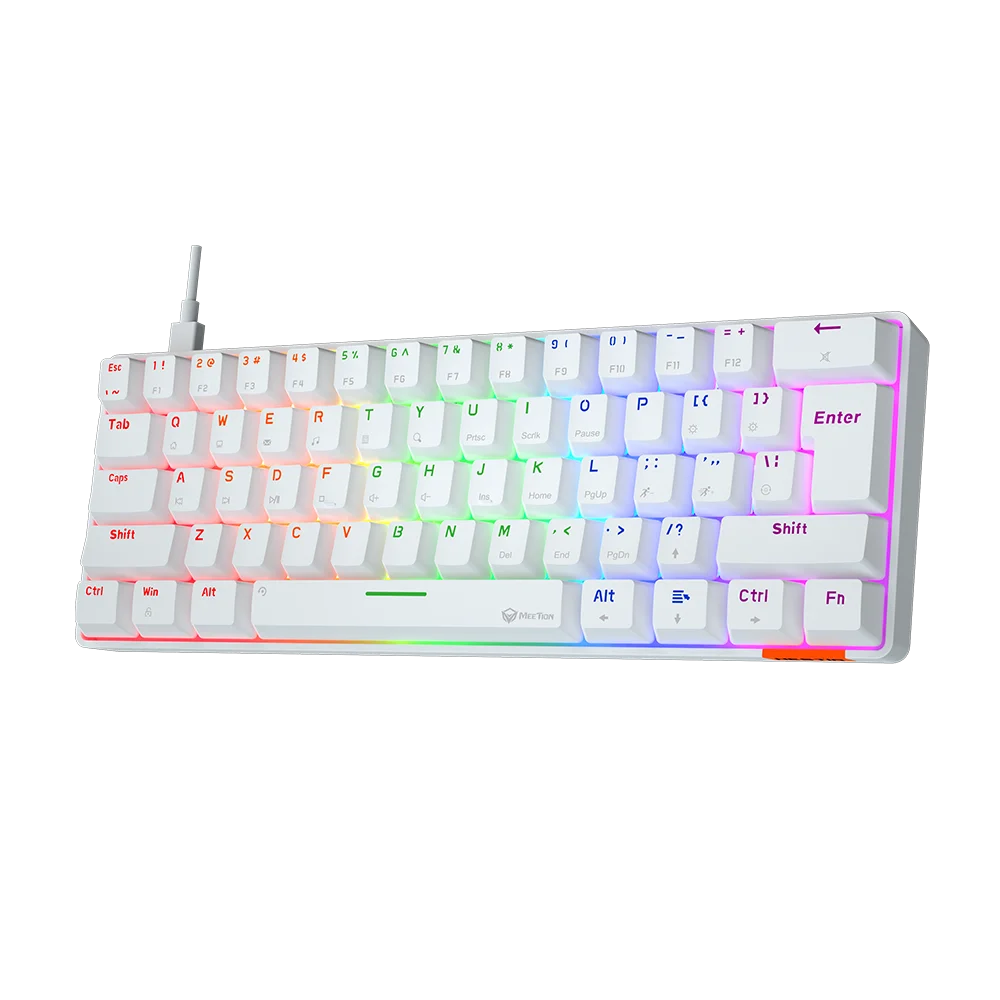 كيبورد Meetion MK005 ميكانيكي للألعاب بحجم 60% مع منع تعارض جميع المفاتيح - Thumbnail 3