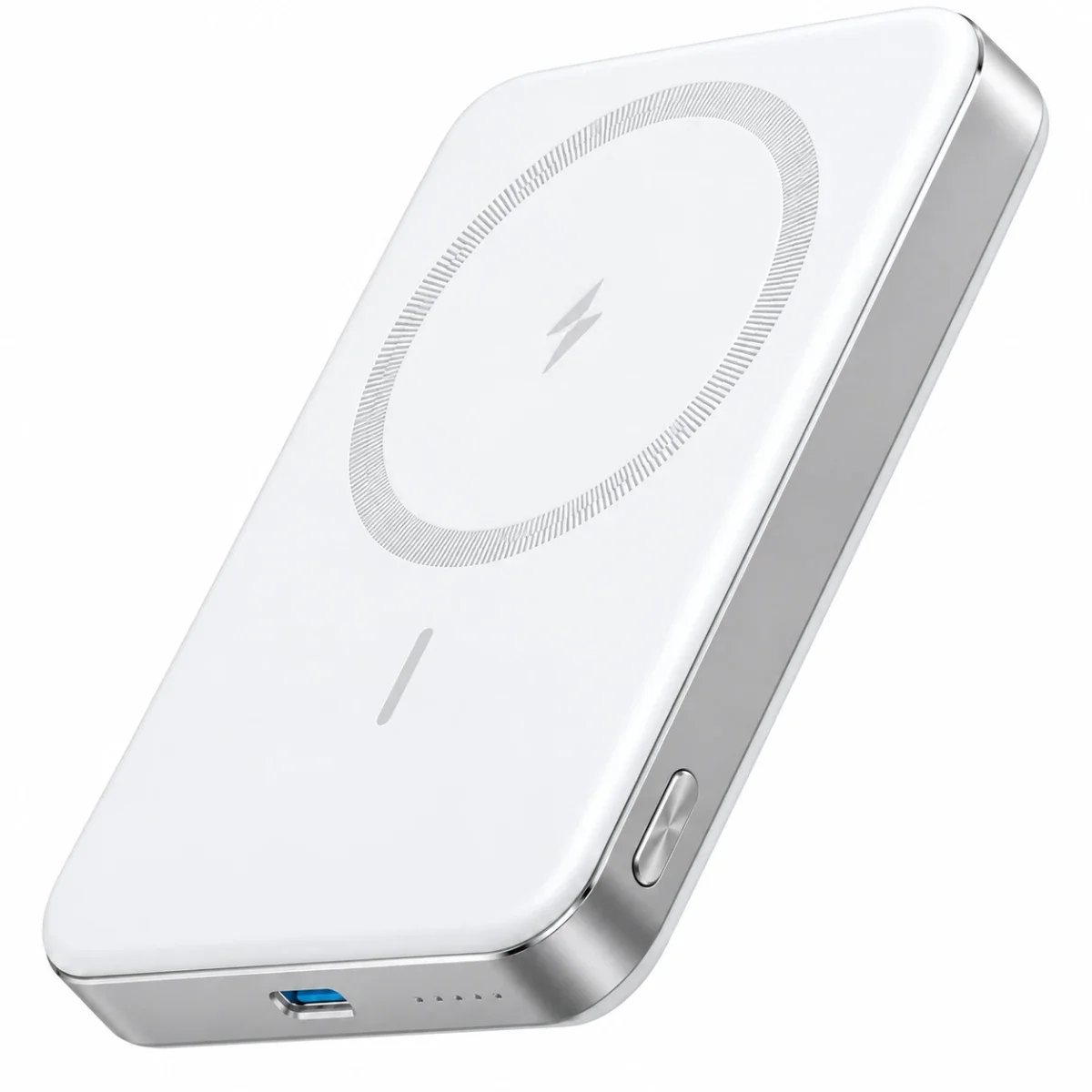 باور بانك Anker Nano (MagGo, Plus) سعة 10000mAh قدرة 30W Qi2 أبيض