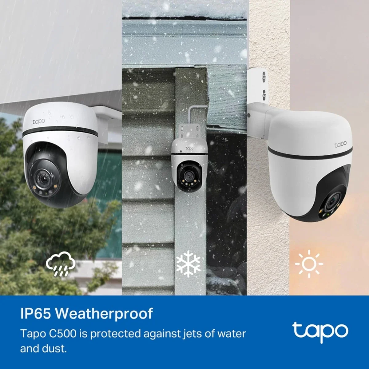 كاميرا مراقبة Wi‑Fi خارجية Pan/Tilt بدقة 1080p Full HD و2MP من TP-LINK Tapo C500 - Image 4