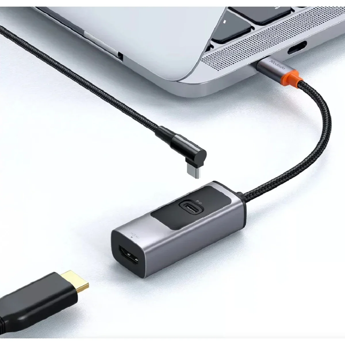 موزع USB-C من Mcdodo HU-1130 2 في 1 مع 100W PD و8K HDMI - Thumbnail 2