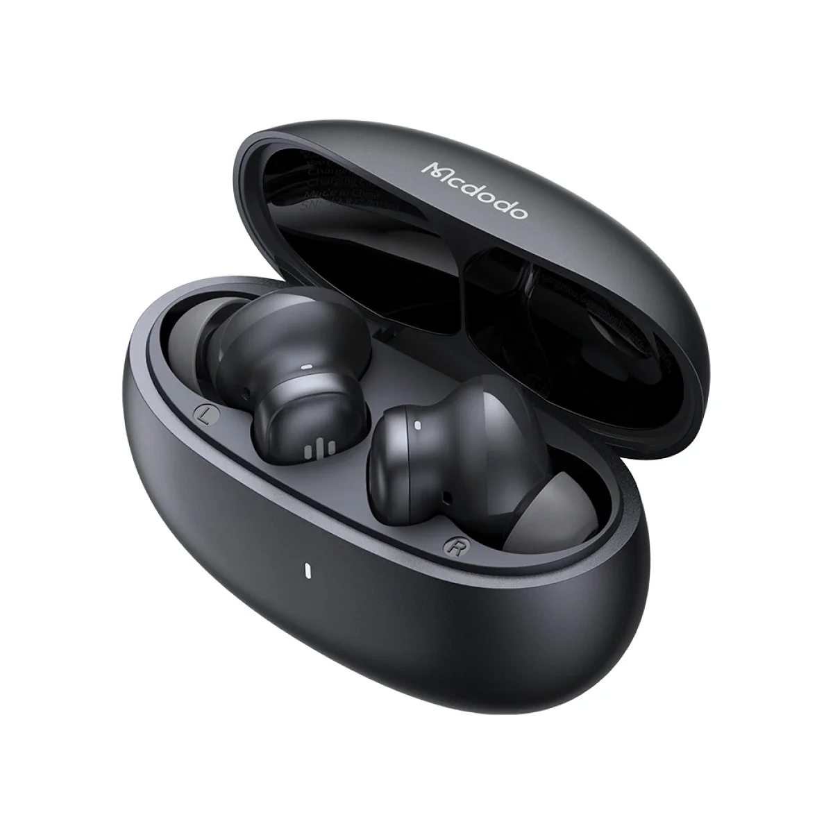 Mcdodo HP-8220 ANC+ENC AI Translation Earbuds with Real-Time Translation, Black - Thumbnail 2