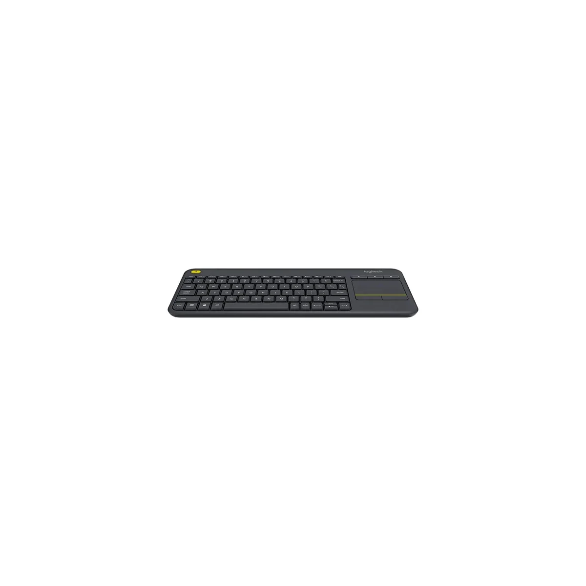 كيبورد تلفزيون لاسلكي Logitech K400 Plus مع لوحة لمس مدمجة - أسود - Thumbnail 2
