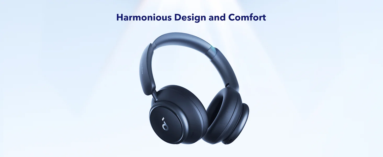 Anker Soundcore Space Q45 Adaptive ANC Wireless Headphones, Blue - Thumbnail 17