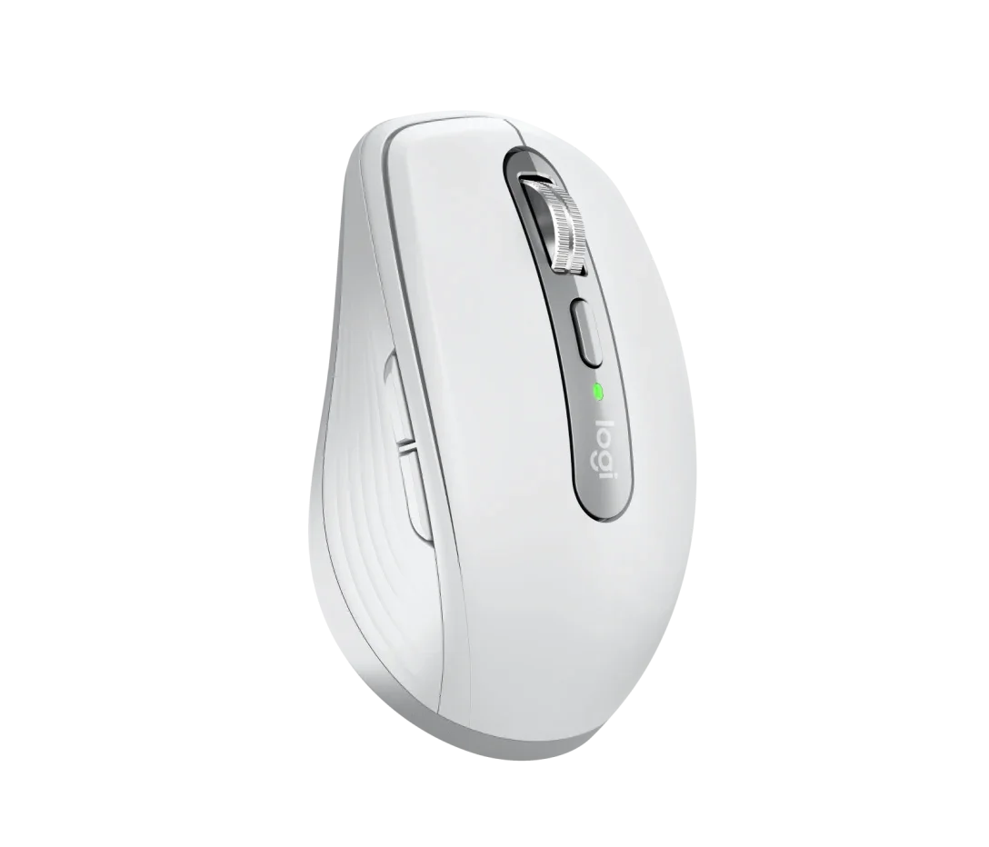ماوس Logitech MX Anywhere 3S لاسلكي مدمج بتقنية Bluetooth بدقة 8000 DPI - Pale Grey - Thumbnail 2