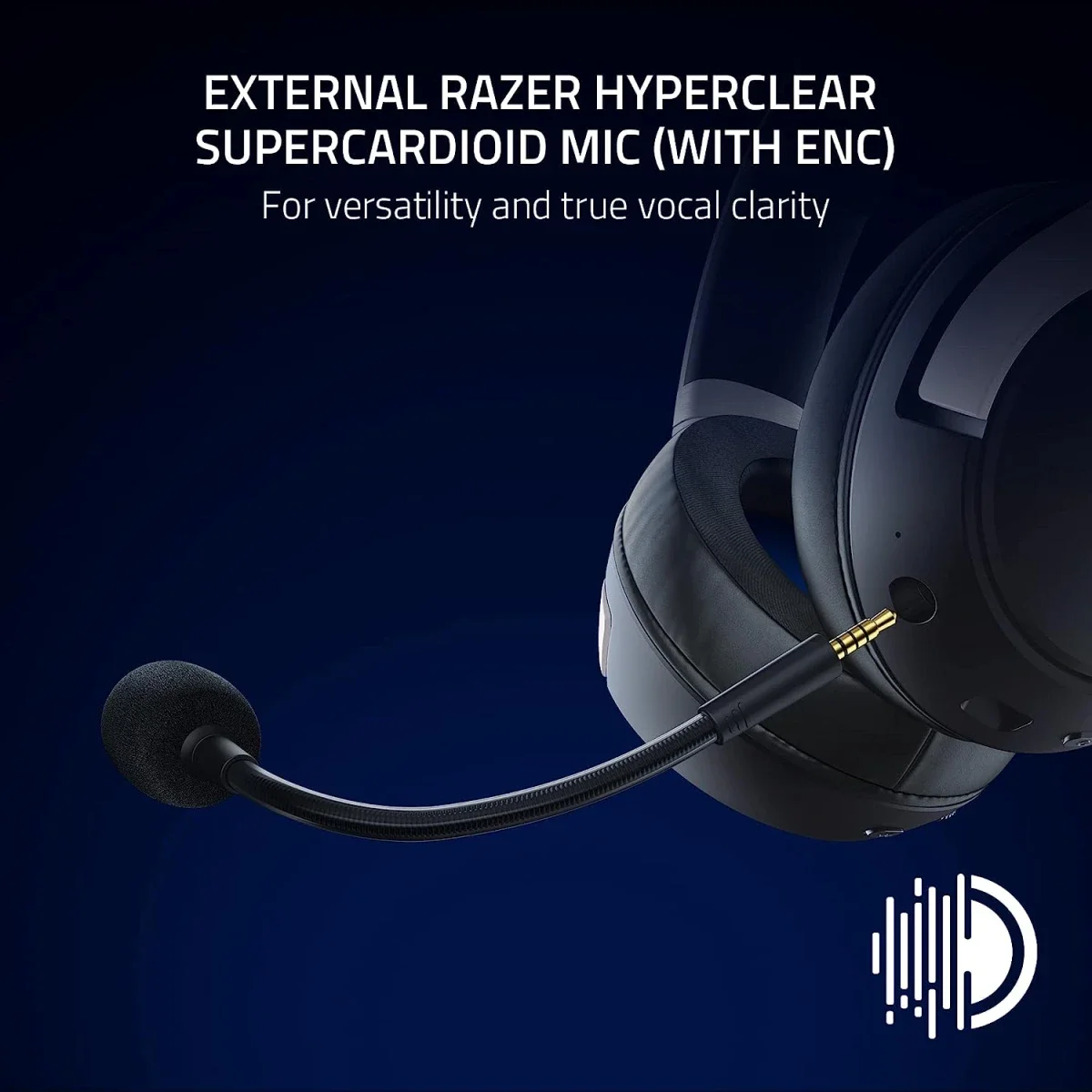سماعة ألعاب Razer Kaira Pro HyperSpeed لاسلكية لمنصة PlayStation - Thumbnail 6
