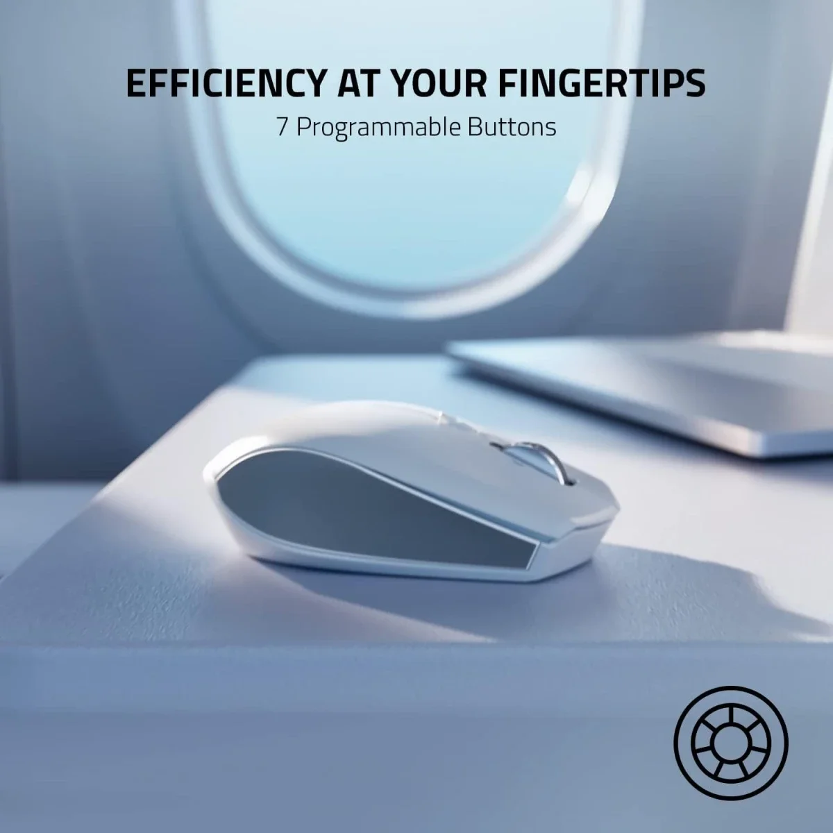 Razer Pro Click Mini Wireless Silent Mouse with HyperScroll, 7 Programmable Buttons - Thumbnail 6
