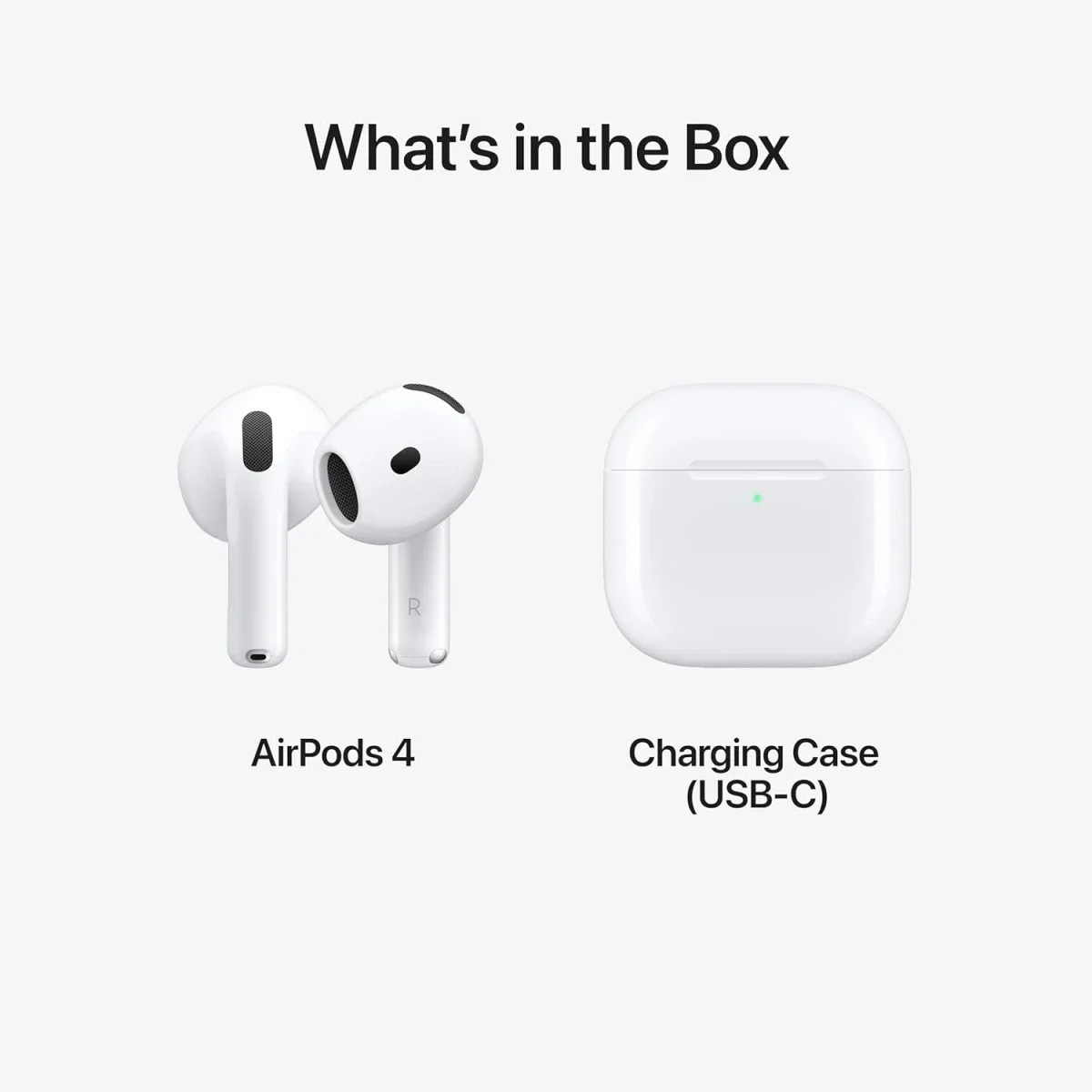 سماعات أذن لاسلكية Apple AirPods 4 مع علبة شحن USB-C - Thumbnail 6