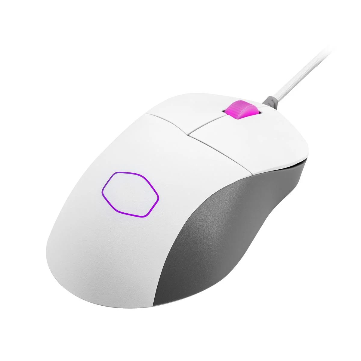 Cooler Master MM730 Wired RGB Gaming Mouse, 16000 DPI, 48g, Matte White - Thumbnail 2