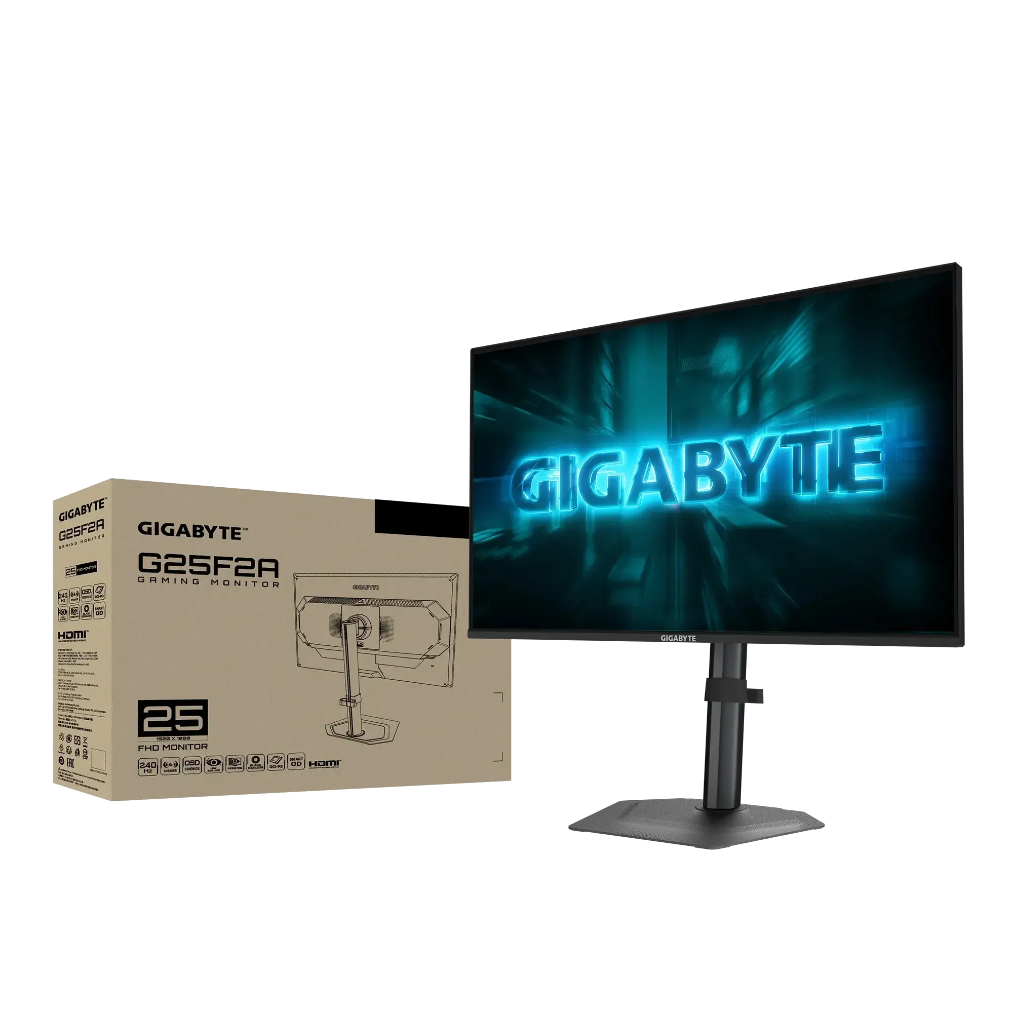 GIGABYTE G25F2A 24.5-inch FHD Super Speed IPS 240Hz 1ms Gaming Monitor - Image 2