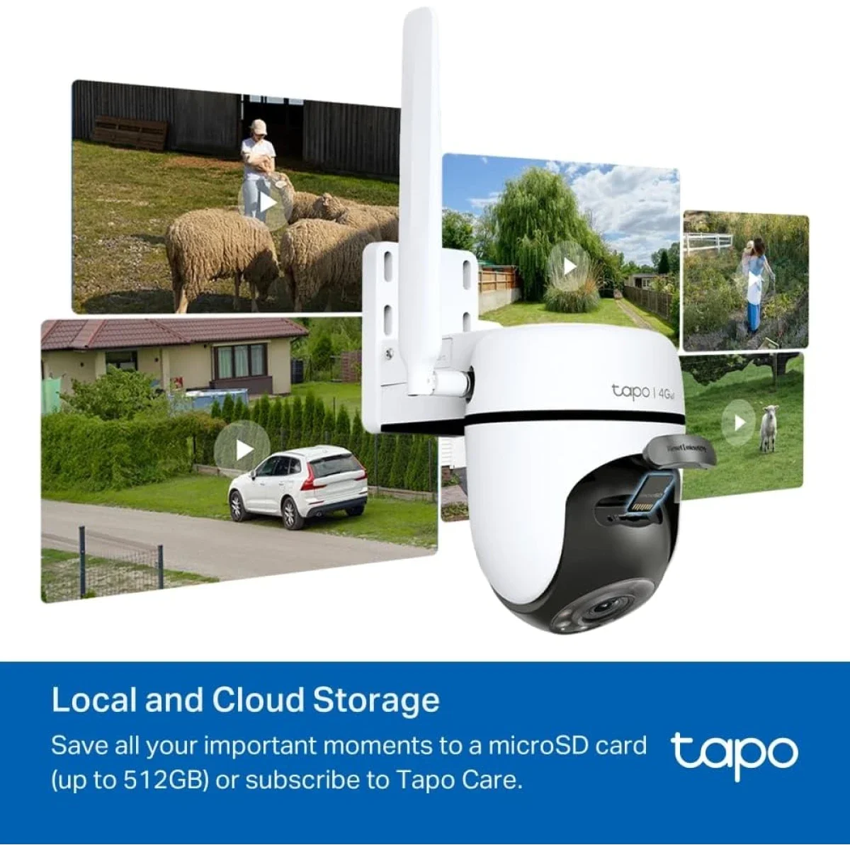 TP-LINK Tapo C501GW 4G LTE Outdoor Pan/Tilt Security Camera, 1080P Full HD - Thumbnail 4