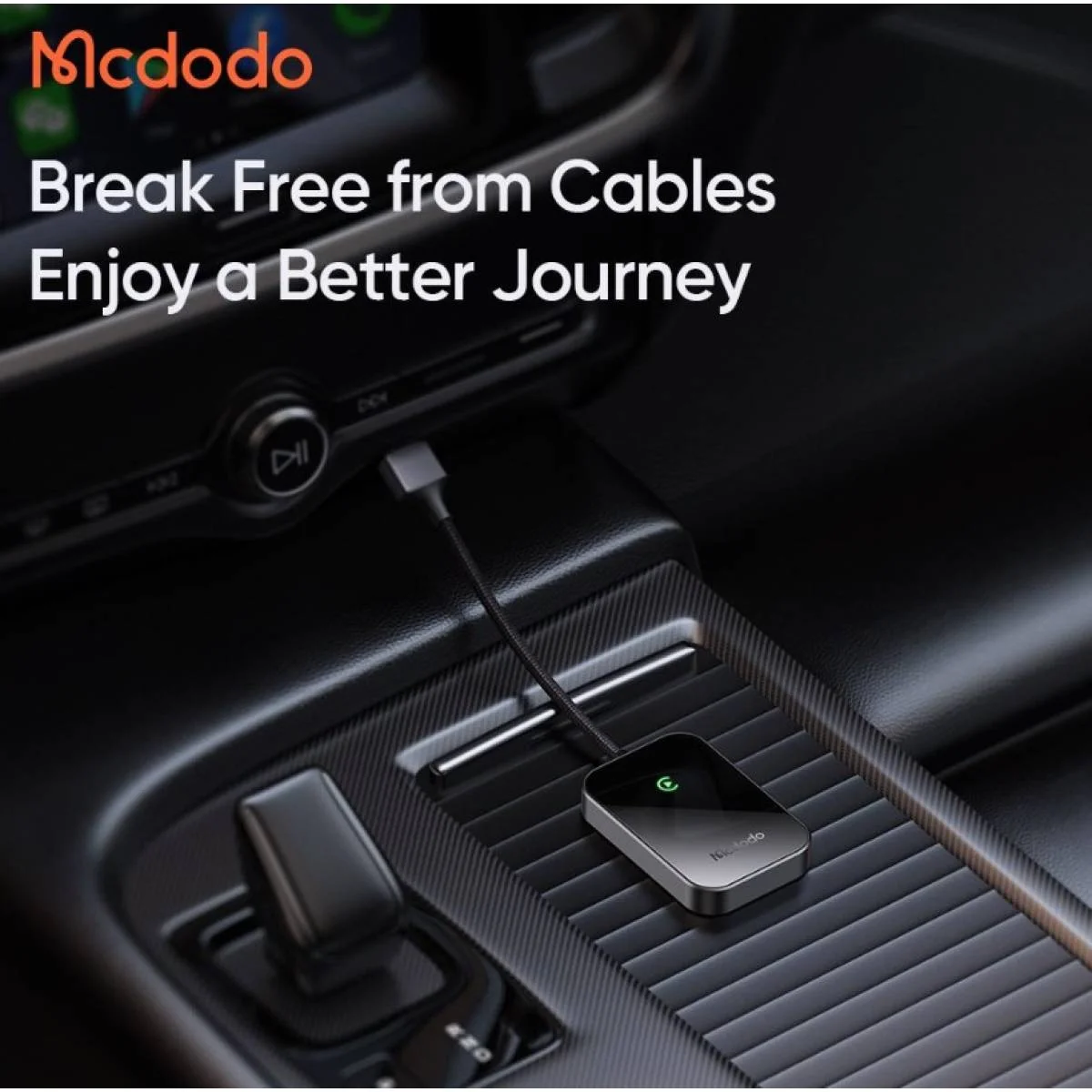 محول CarPlay لاسلكي Mcdodo CA-721 مع بلوتوث 5.0 وWi-Fi وType-C - Image 3