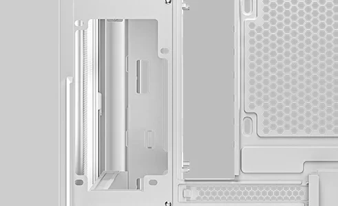 DeepCool CG530 4F White Panoramic ATX Mid-Tower Case with 4 ARGB Fans - Thumbnail 9