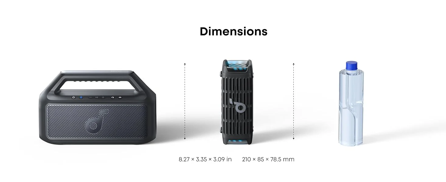Soundcore Boom 3i 50W Portable Outdoor Bluetooth 5.3 Speaker, IP68, 16H - Image 25