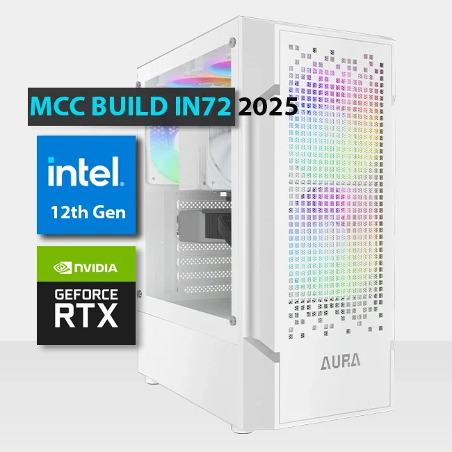 كمبيوتر ألعاب Intel MIDAS MCC IN72-25 بمعالج Core i5-12400F وكرت RTX 3050 6GB - Image 1
