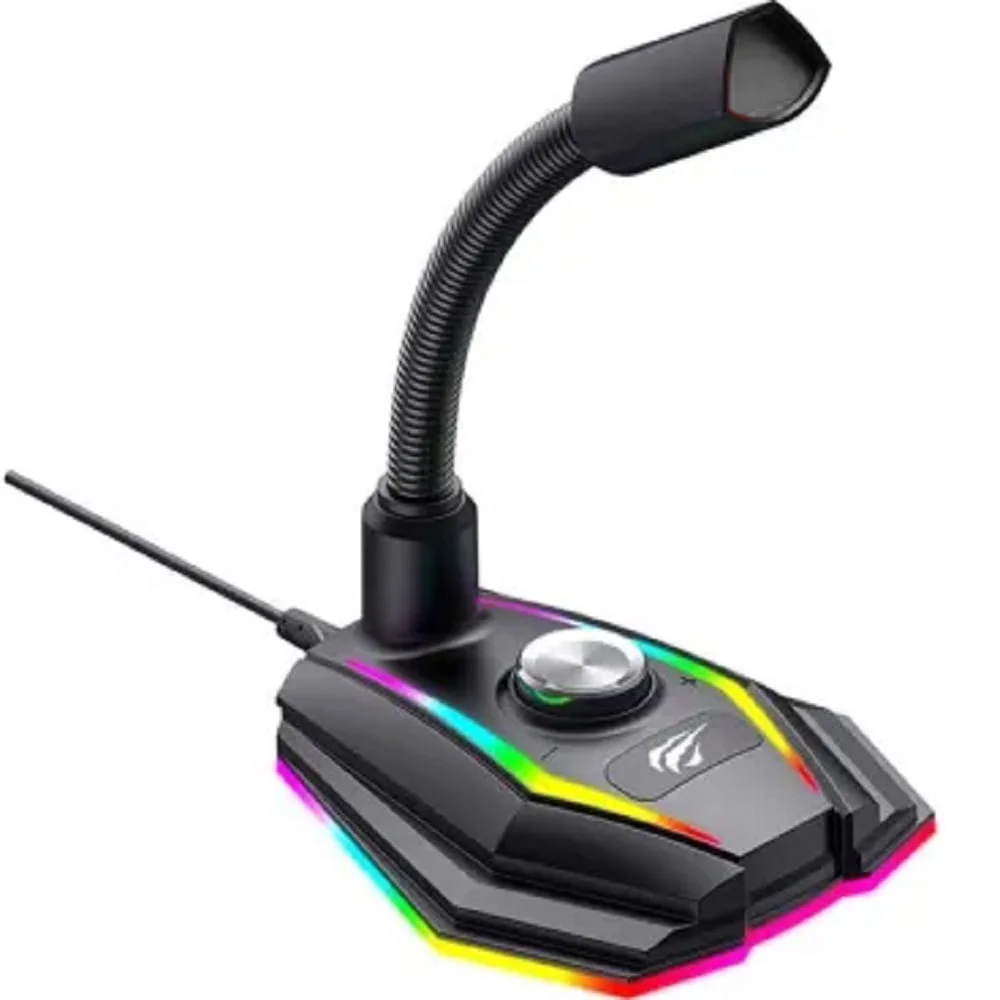 مايكروفون مكتبي HAING M2 بإضاءة خلفية واتصال USB - Image 7