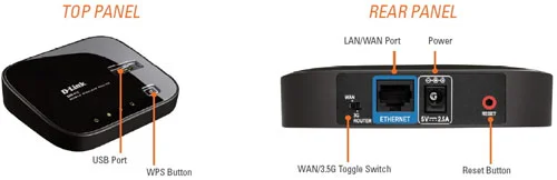 راوتر D-Link DIR-412 لاسلكي N150 للنطاق العريض المحمول 3G - Image 4