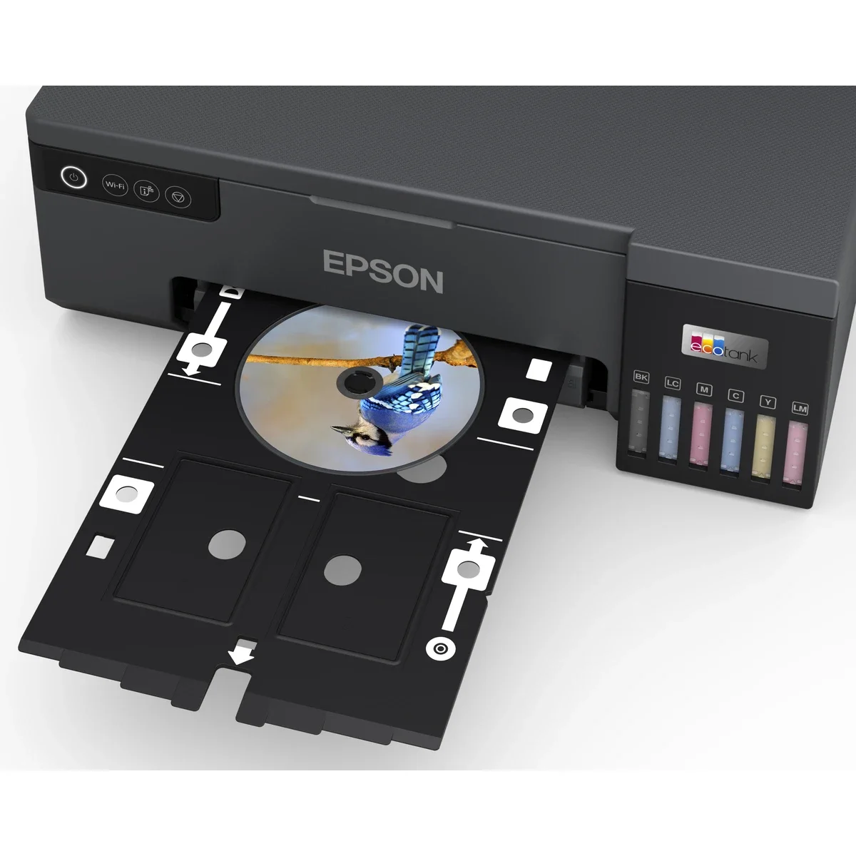 طابعة صور EPSON EcoTank L8050 نافثة للحبر A4 6 ألوان بسرعة 22 PPM - Image 2