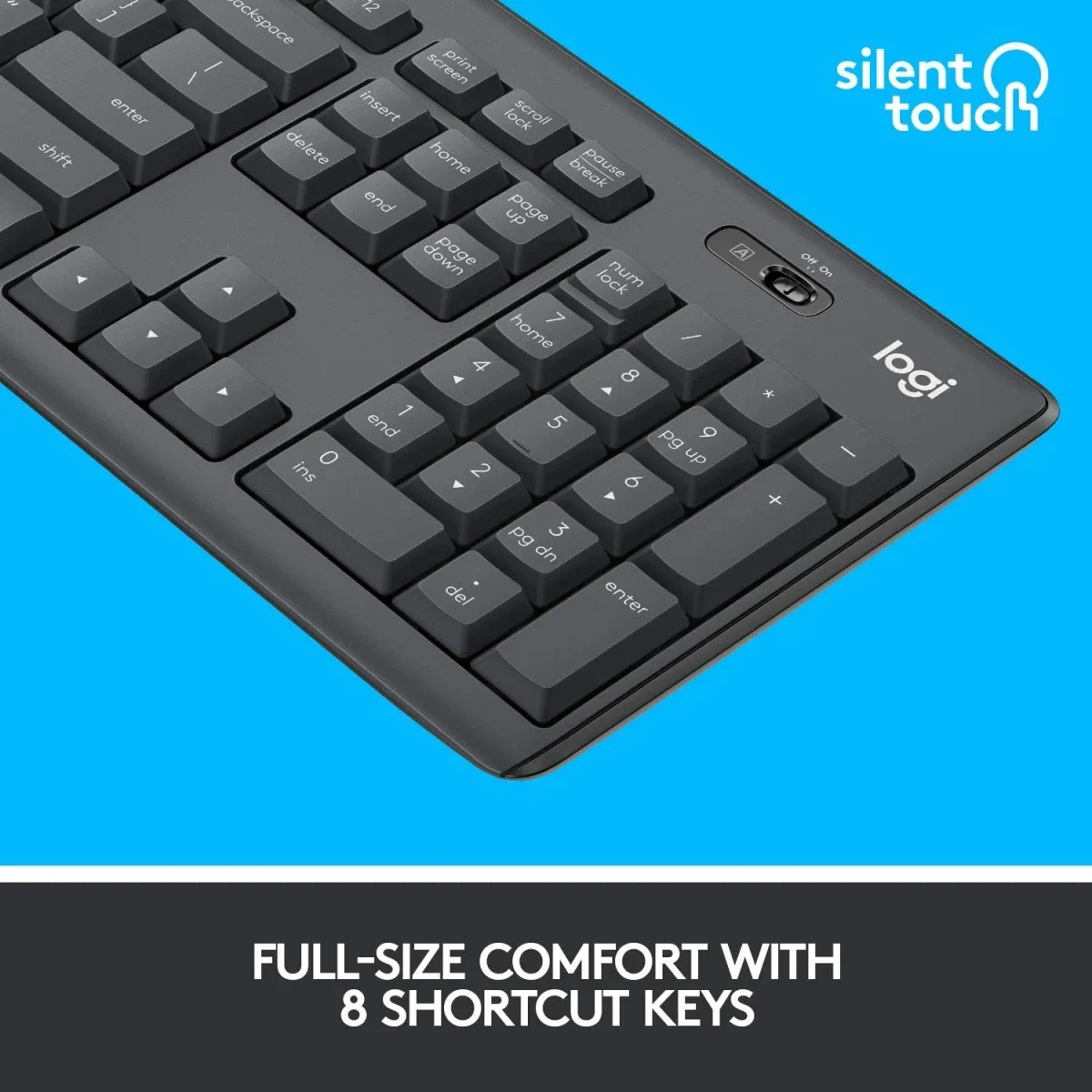 Logitech MK295 Wireless Keyboard and Mouse Combo with SilentTouch - Image 5