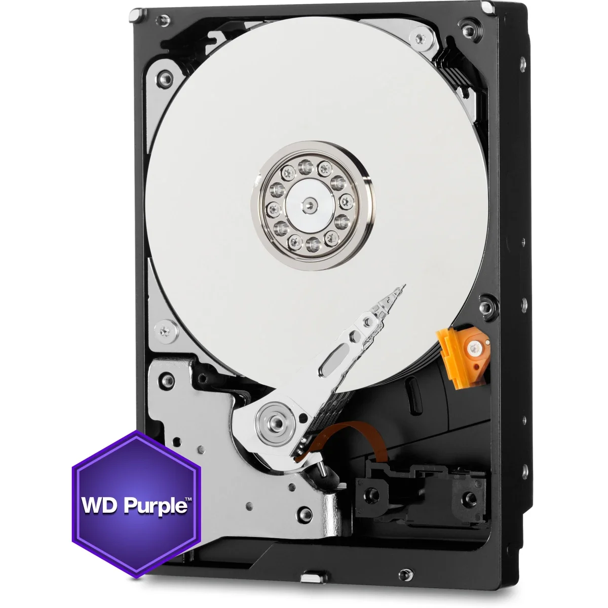 Western Digital WD Purple 6TB Surveillance HDD SATA 6.0Gb/s 256MB Cache 3.5-Inch Internal - Thumbnail 3