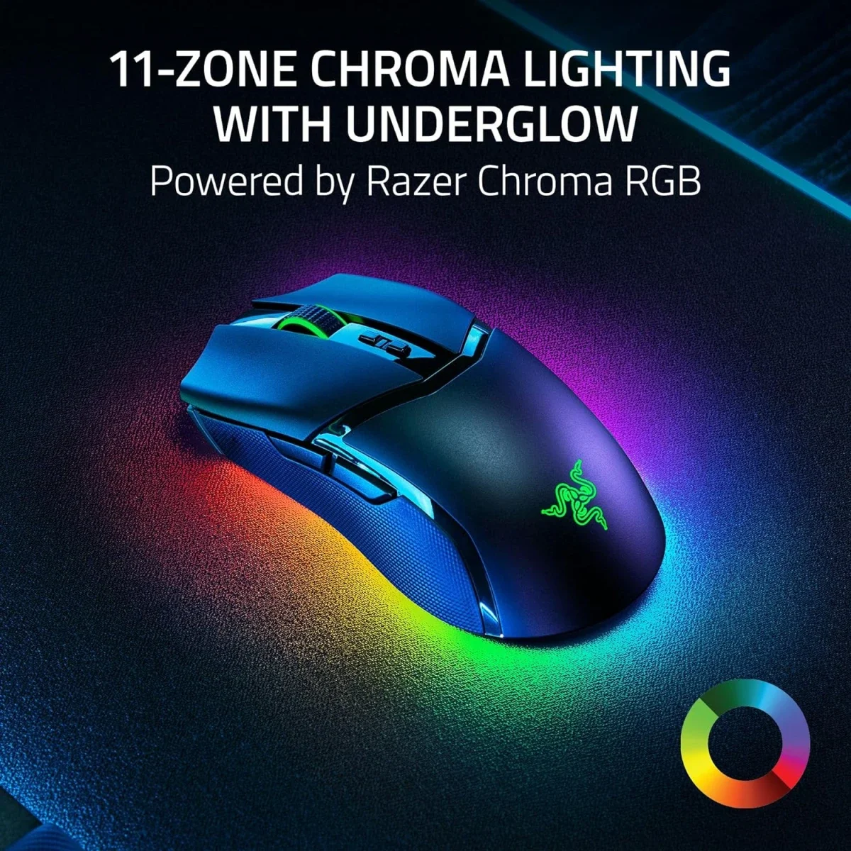 ماوس ألعاب لاسلكي Razer Cobra Pro بمستشعر بصري 30K، أبيض - Thumbnail 6