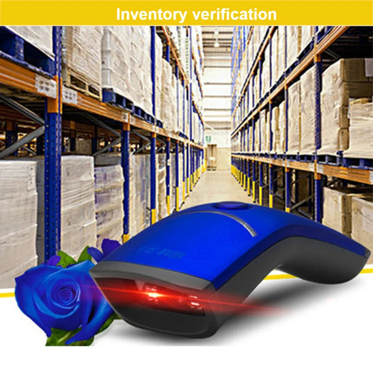 ماسح باركود CHINA WD-320BT ليزري سلكي USB أحادي البعد يدوي
