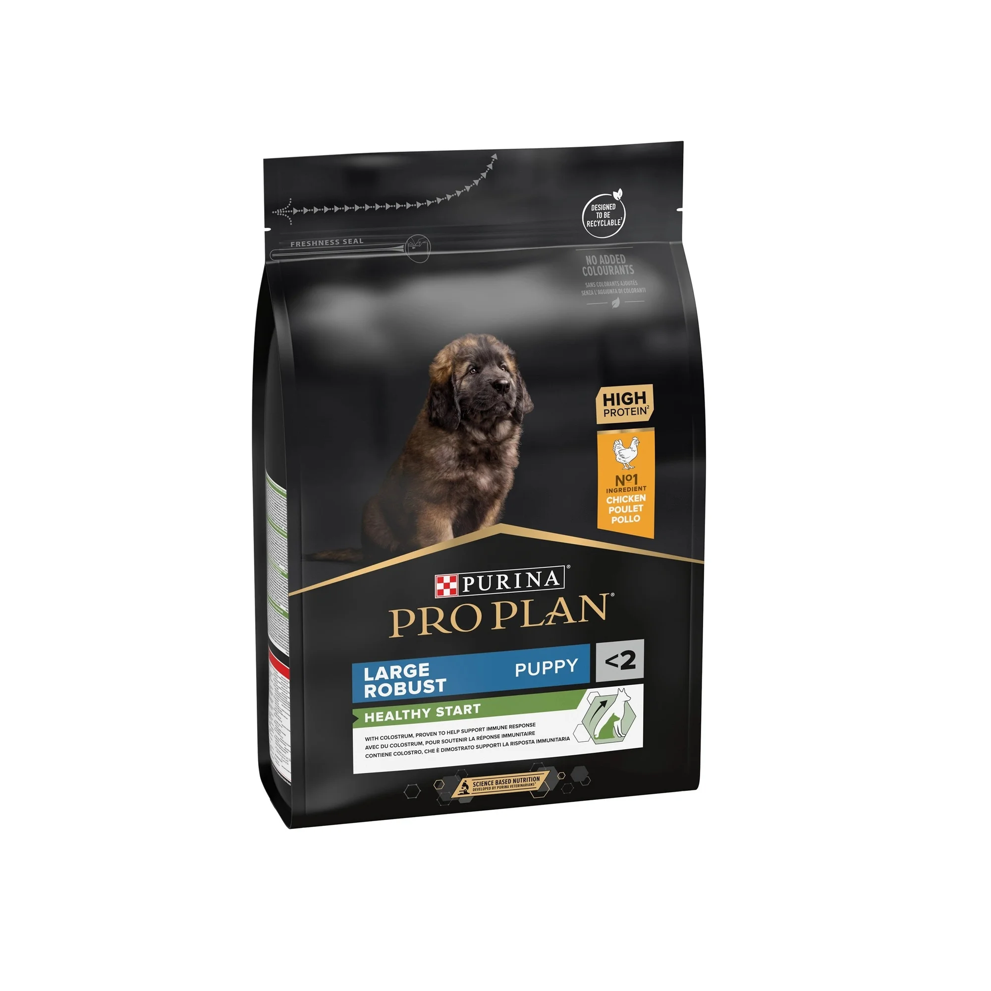 طعام جاف للجراء Pro Plan Healthy Start بالدجاج للكلاب كبيرة وقوية البنية 3 كغ