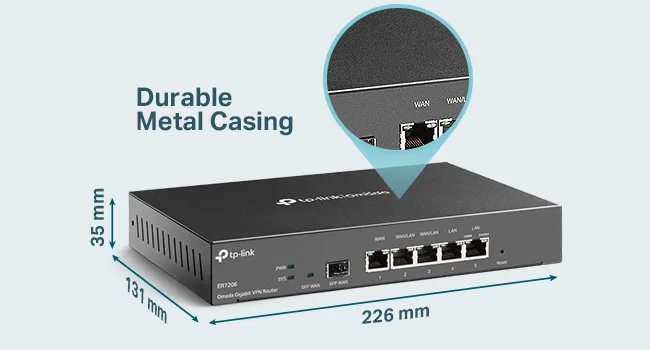 TP-LINK ER7206 Multi-WAN Professional Wired Gigabit VPN Router - Image 13