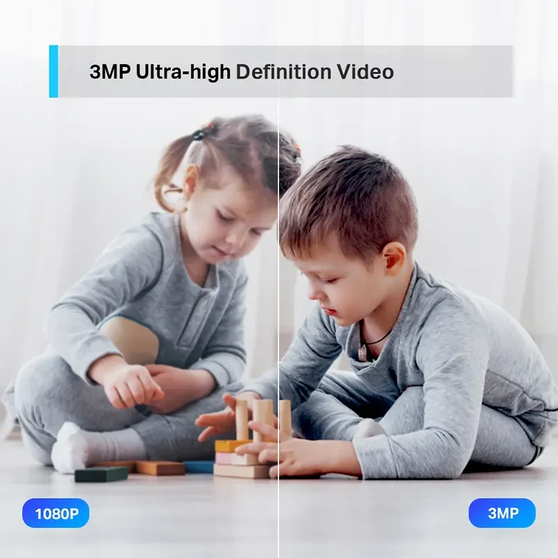 كاميرا مراقبة منزلية TP-LINK Tapo C210 بدقة 3MP مع دوران وإمالة وواي فاي - Image 6