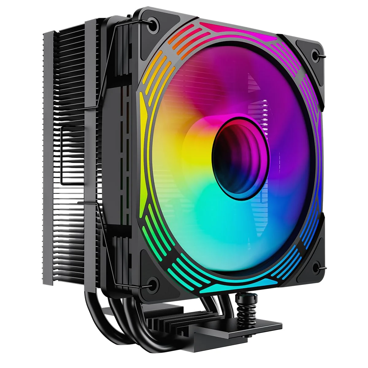 مبرد هوائي للمعالج GameMax ICE Force برجي أسود بقدرة TDP 200W