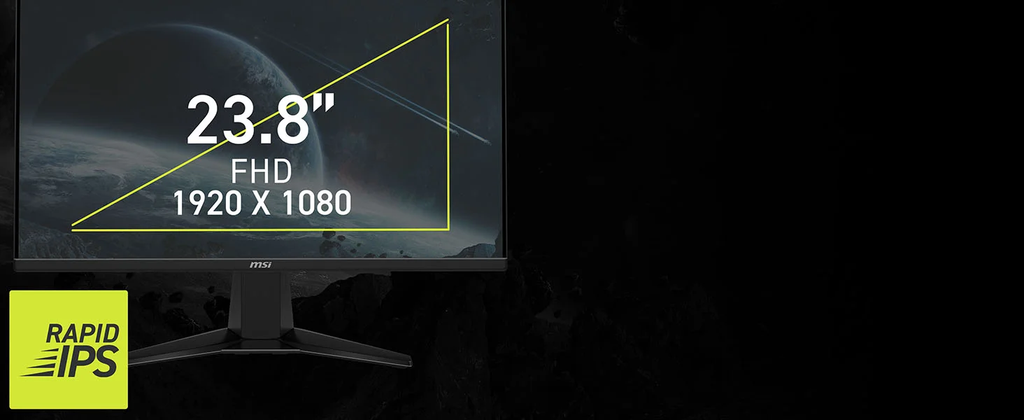 شاشة ألعاب MSI 24 إنش Rapid IPS بدقة FHD ومعدل 240 هرتز وزمن استجابة 0.5 مللي ثانية MAG 245F X24 - Thumbnail 10