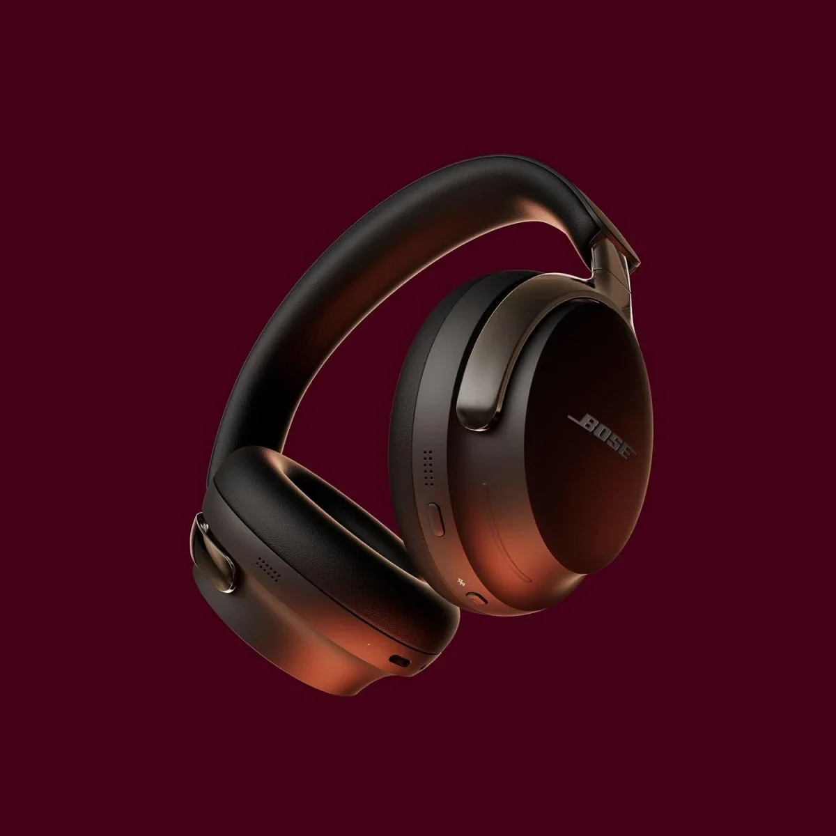 سماعات Bose QuietComfort Ultra Headphones (2nd Gen) لاسلكية عازلة للضوضاء - أسود - Thumbnail 2