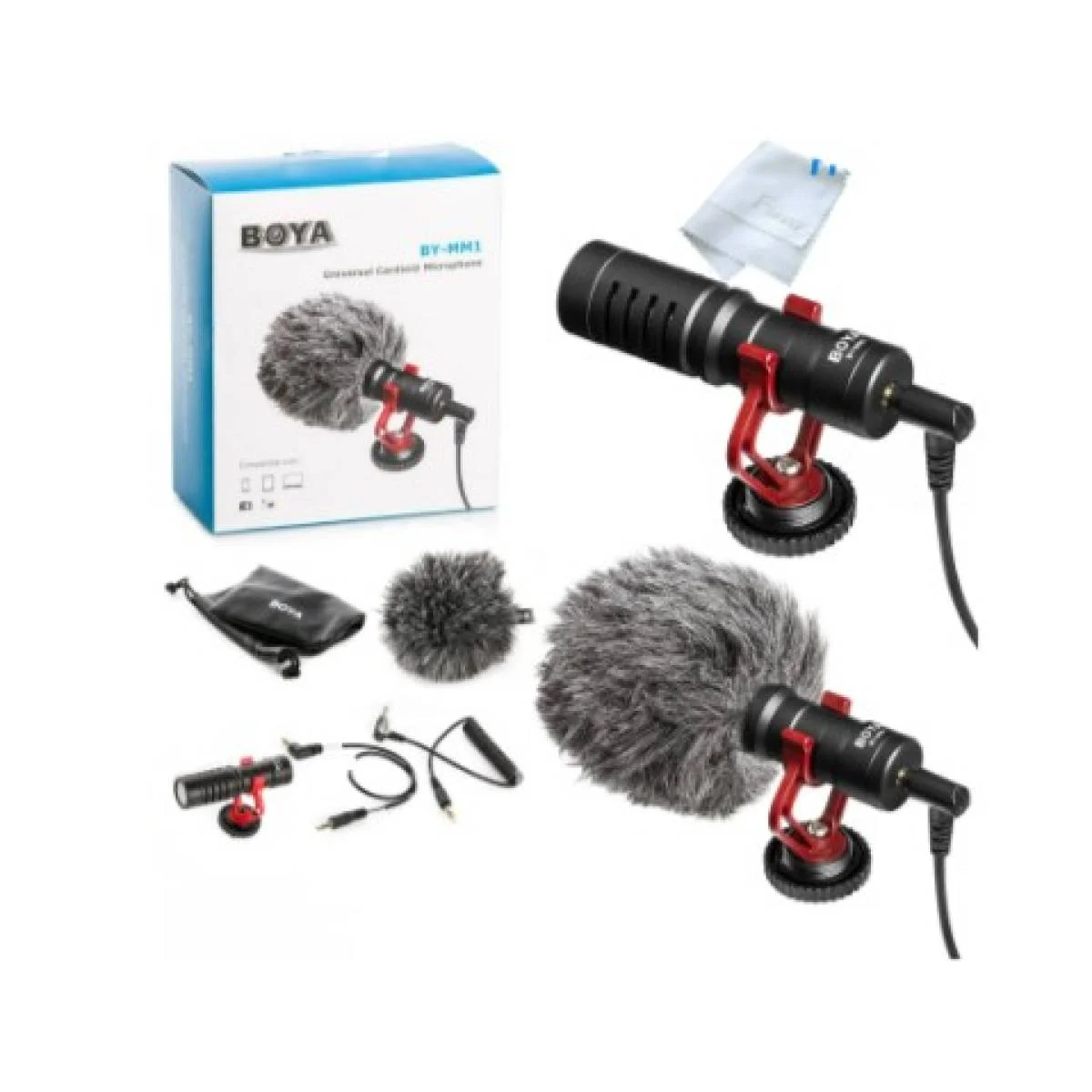 Boya BY-MM1 Universal Cardioid Wired Microphone, Plug and Play - Thumbnail 6