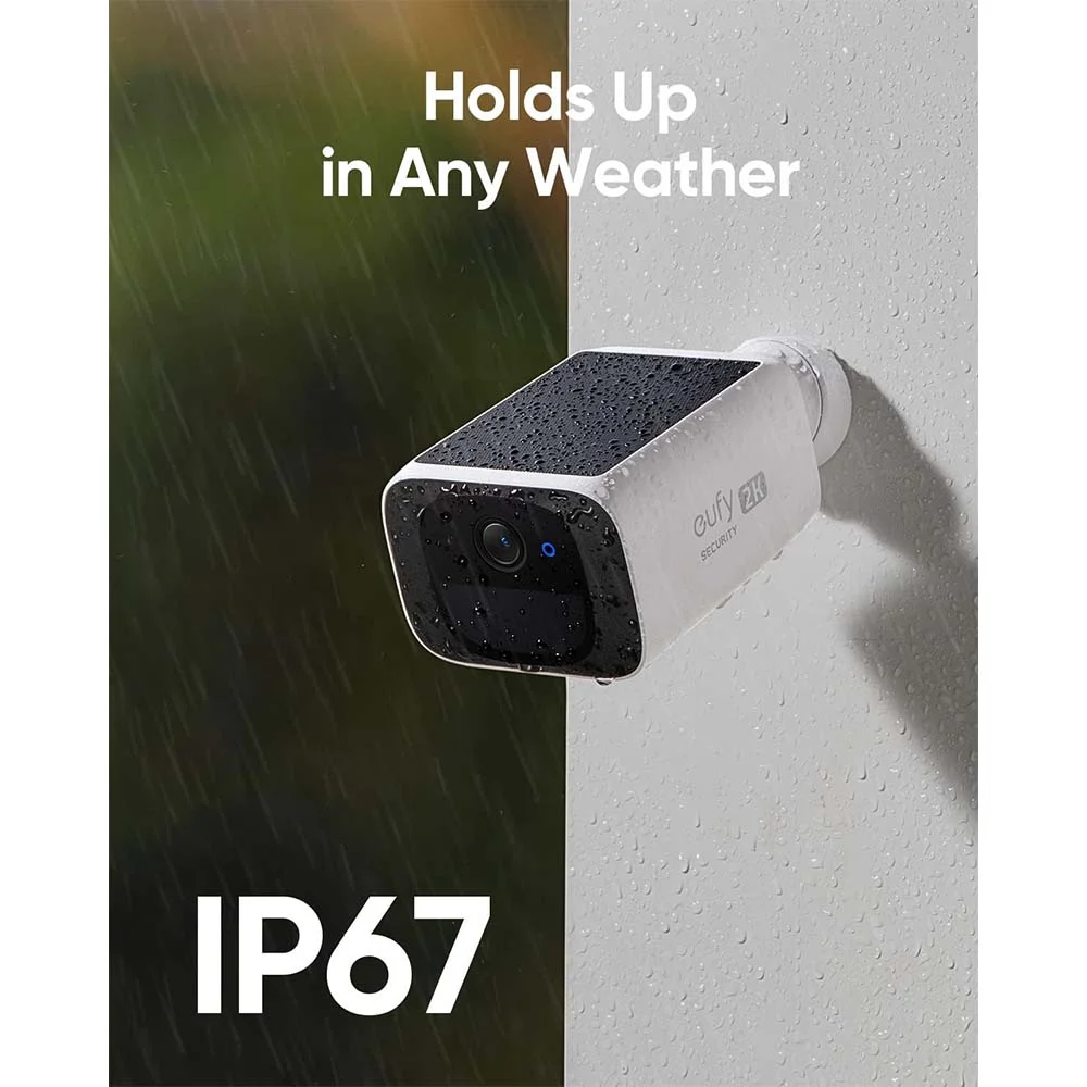 كاميرا مراقبة Anker eufy SoloCam S220 خارجية 2K بالطاقة الشمسية وWi-Fi T8134321 - Image 2