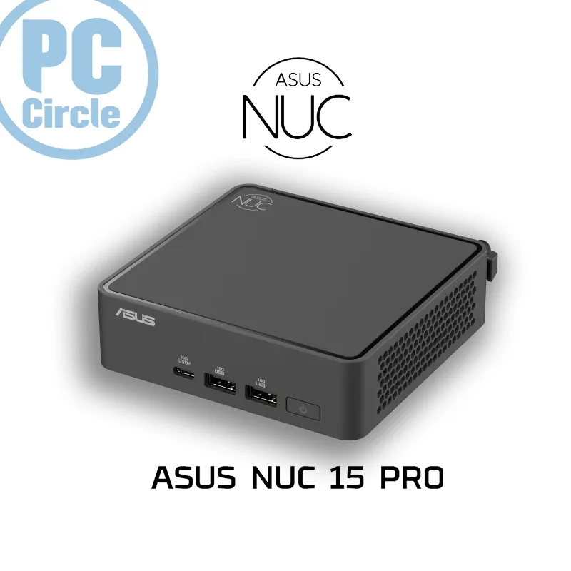 Asus NUC 15 Pro Kit Bundle Mini PC, 15th Gen Core 5-210H, 8GB DDR5-5600, 500GB NVMe SSD, Intel Graphics, 2x Thunderbolt 4, 2x HDMI, DOS – NUC15CRK-B (90AR00R2-M000B0)