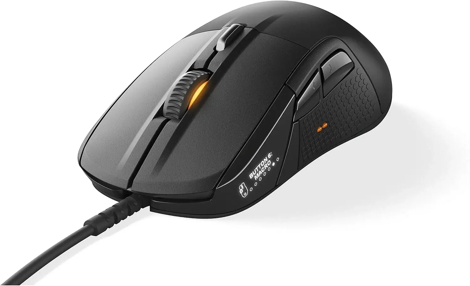 SteelSeries Rival 710 Gaming Mouse with 12000 CPI Optical Sensor, OLED Display, Tactile Alerts & RGB Lighting