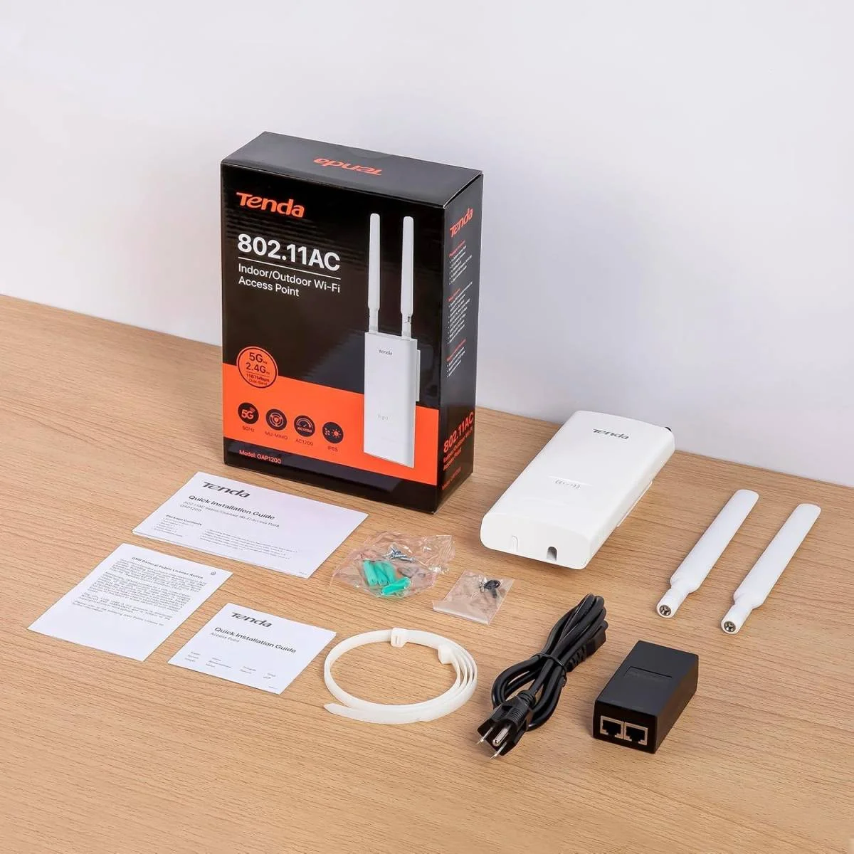 Tenda OAP1200 Indoor/Outdoor Dual-Band Access Point, 1167Mbps, 802.11ac Wave2 - Image 8