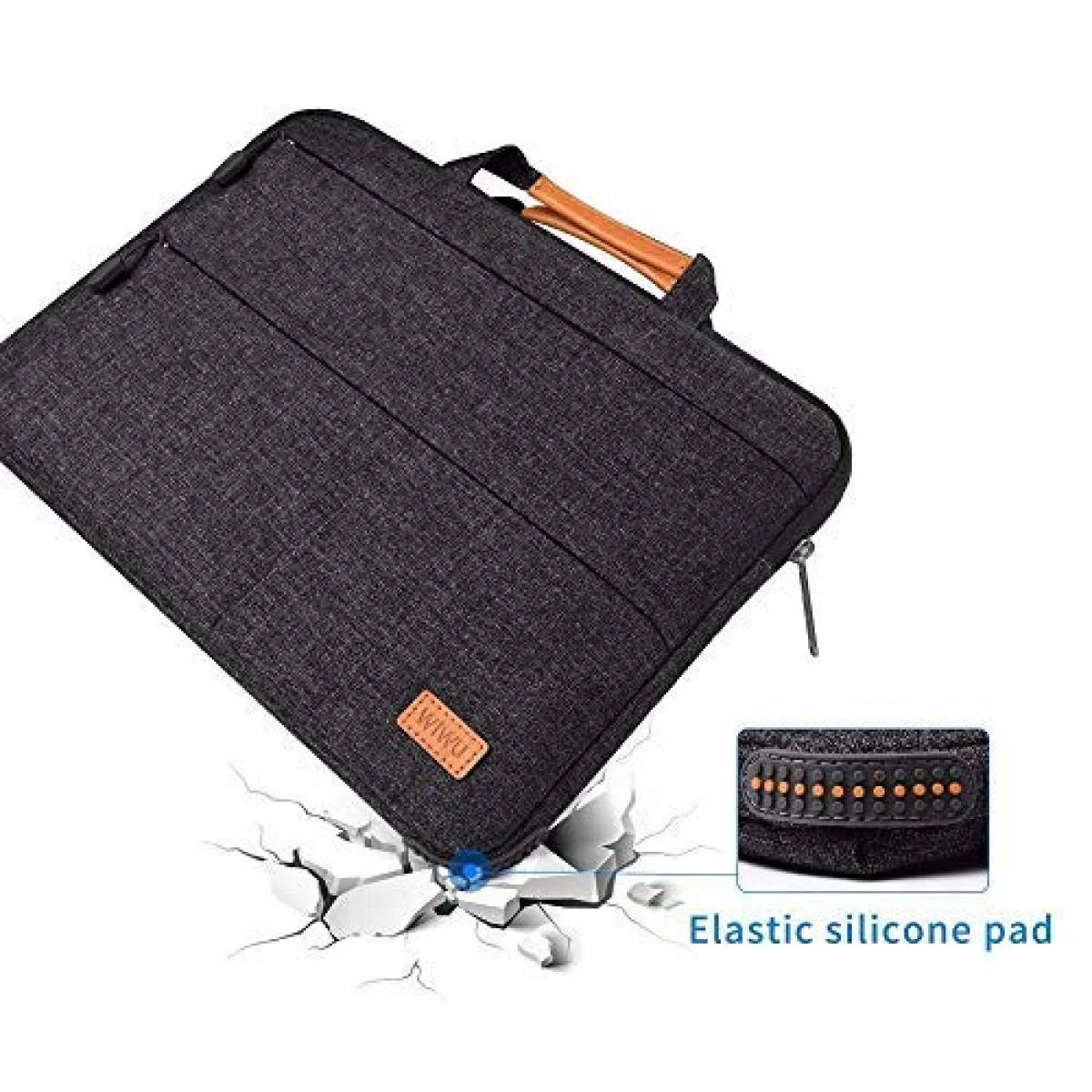 جراب لابتوب WiWU T1333 13.3 إنش بحامل ذكي - أسود - Image 4
